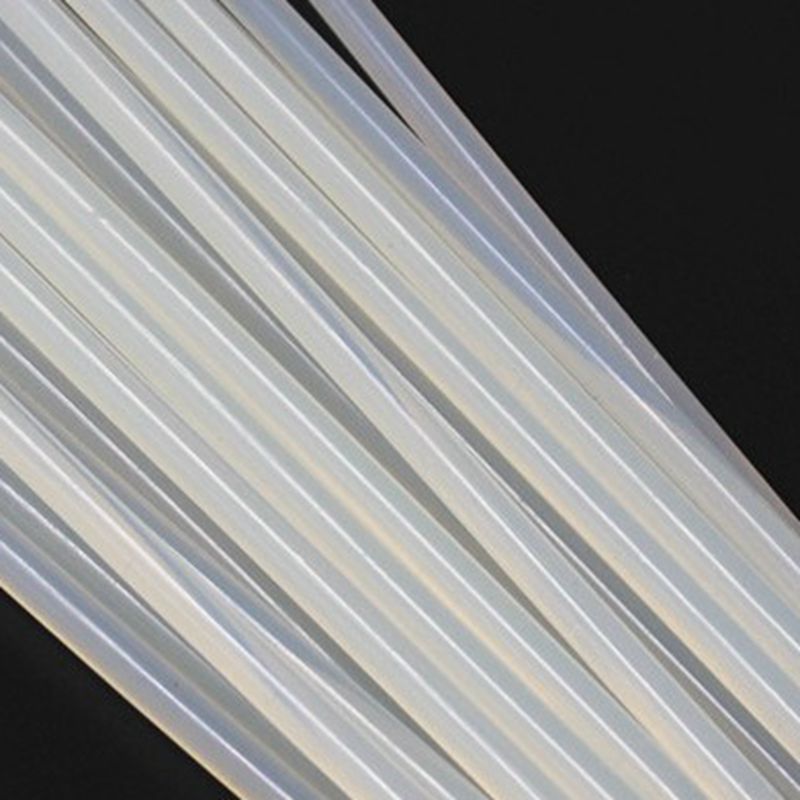 25CM Blanco Lechoso de alta adhesivo de fusión en caliente barra de pegamento baja temperatura 7mm pistola de pegamento de fusión en caliente tira de pegamento no cepillado accesorios de joyería al por mayor