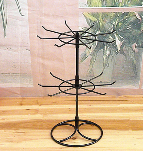 Dan Yuan Creative Iron Two-Layer Shelves, Necklace Bracelet Cosmetics Lipstick Accessory Display Rack, Jewelry Rack