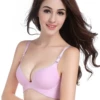 Purple wireless bra