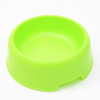 Promotion candy -colored small plastic pet single bowl cat bowl dog clothing single bowl of pet supplies optional color