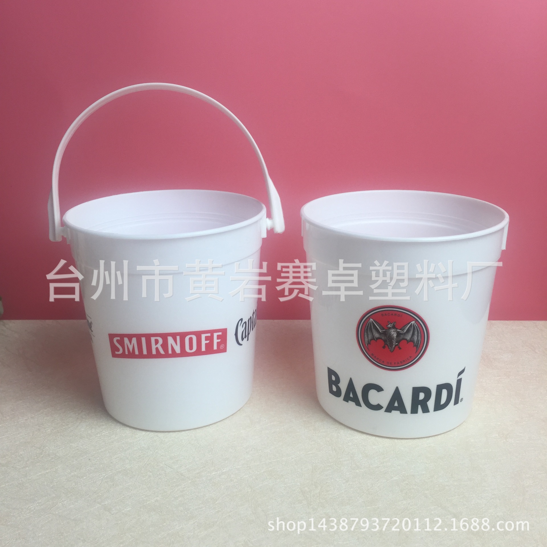 1L鸡尾酒桶 smirnoff伏特加桶 万圣节塑料糖果桶