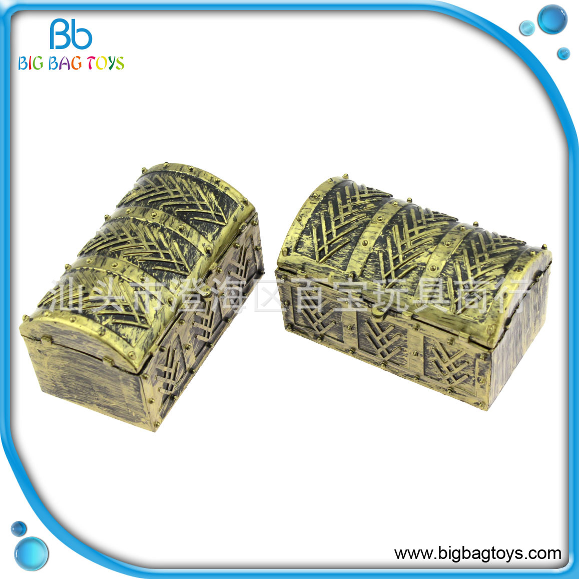 큰 보물 상자 1pcs 8.2*4.7*4.7cm