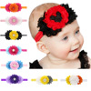 Headband solar-powered, children's hair accessory, European style, wholesale, 12 colors