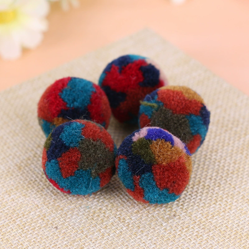Оптовый кашемировый шерстяной шар 2,5 см ручной работы цветной плюшевый шар смешанный цвет плюс круглый меховой шар аксессуары