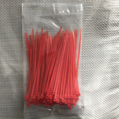 环保彩色尼龙扎带3.6*200mm 跨境100pcs/bag Nylon cable tie