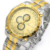 Swiss watch, steel belt, men's watch, quartz watches for leisure, wholesale, factory direct supply