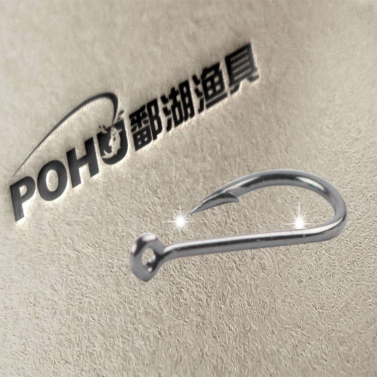 Anillo de pesca a granel con anillo de tubo de pago, gancho de pesca de pesca de pesca de alto carbono.