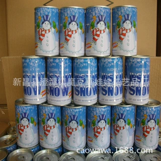 人造假雪粉 易拉罐人造雪 DIY雪花 圣诞节喜庆节日创意假雪道具
