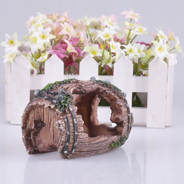 Украшение для аквариума Пейзаж Аквариум Винная бочка Рыбка Черепаха аквариум Дом Смола 808 Античная винная бочка