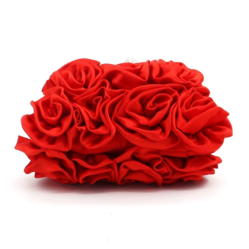 Shoulder Bag Bridal Rosette, 20×12×5 cm, Small Bridesmaid Purse