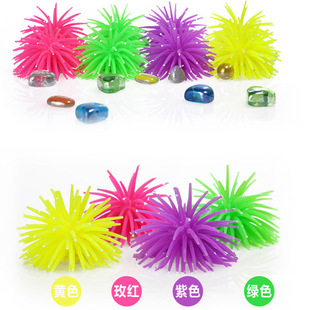 Rose red aquarium decoration software sea urchin simulation coral silicone products fish tank landscaping decorations