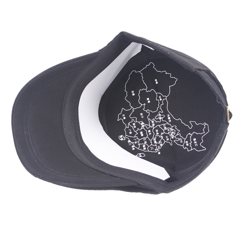 Sombrero plano sombrero de estrella de cinco puntas para hombre clásico gorra de béisbol de algodón sombrero militar al por mayor sombrero de sol femenino al aire libre