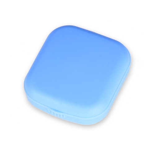 XCL028 contact lens case plastic invisible companion box mini compact contact lens case with mirror