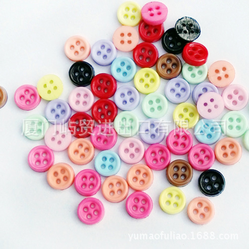 Baby clothes DIY mini small accessories 6MM with side four-eye buckle Baby clothes DIY mini small accessories 6MM with side four-eye buckle