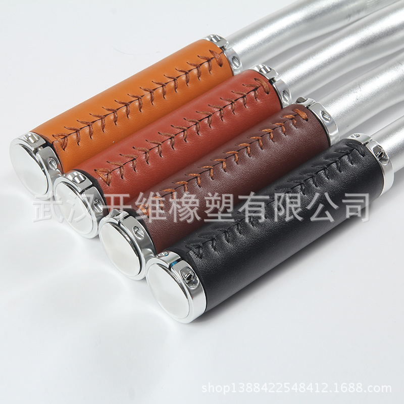 厂家直供KIVI Napa 握把超纤皮革手缝制自行车皮革把套