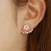 Korean version of daisy latter -hanging earrings ear injection hot exaggerated earrings anti -allergic jewelry earrings B007