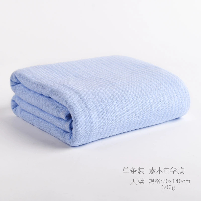 Хлопковая марлевая Bath towel antibacterial, 70 × 140 см, мягкая дышащая домашняя полотенца