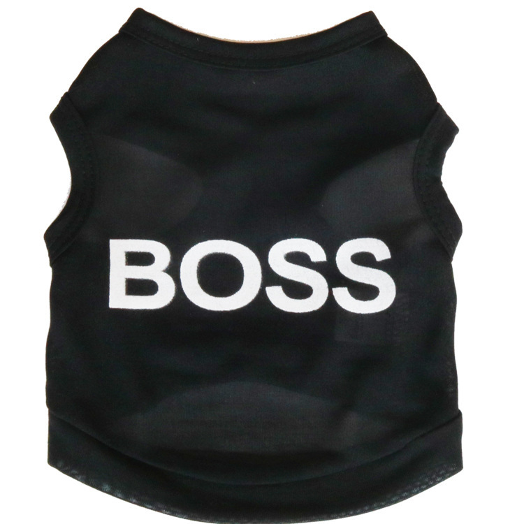 Pet Clothing Dog Cat Clothes Big Boss Small Dog Teddy Bichon Myna Pet Vest Wholesale Summer Style Pet Clothing Dog Cat Clothes Big Boss Small Dog Teddy Bichon Myna Pet Vest Wholesale Summer Style