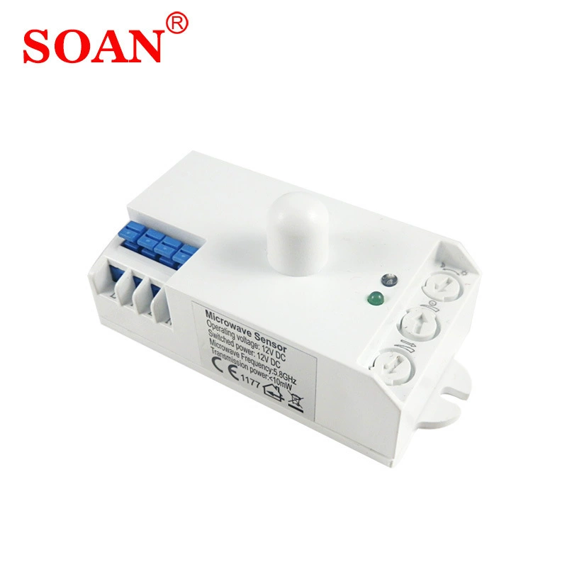 Soan Soan 5.8G микроволновой сенсор сенсор человека LED подсветка микроволновой сенсор