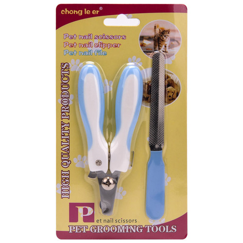 Amazon Pet Supplies Large and Small Stainless Steel Dog Nail Clipper Nail Clipper Set Cat Nail Trimmer