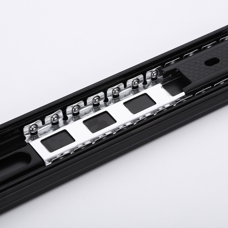 Ventas directas de fábrica 4510 de tres secciones de bola de acero en relieve de tres veces el carril deslizante del cajón/diapositiva/carril/pista