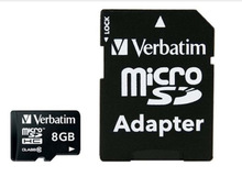 供应Verbatim 8 GB MicroSDHC卡安全数码内存卡 44081