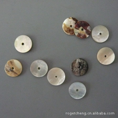 天然环保单孔马氏贝  贝壳装饰扣 真贝纽扣