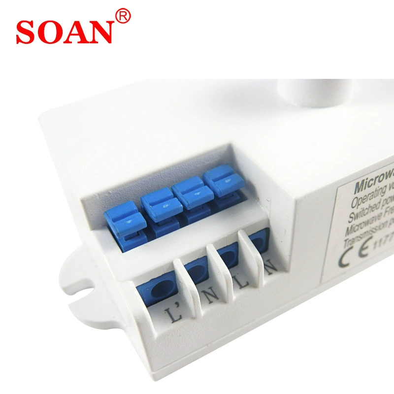 Soan Soan 5.8G микроволновой сенсор сенсор человека LED подсветка микроволновой сенсор