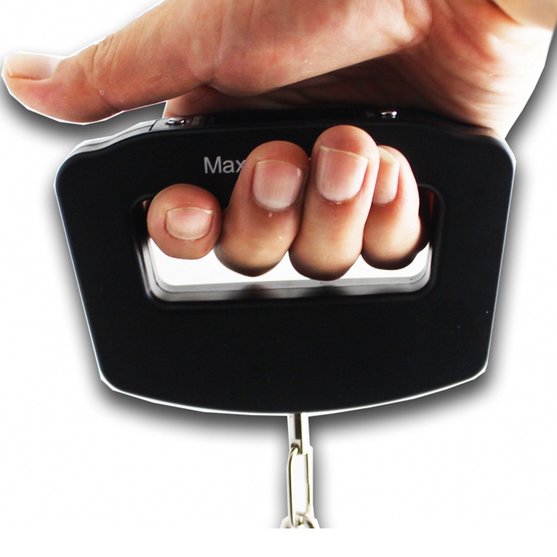 便携式手提秤 旅行行李称量钩秤50kg 钓鱼买菜快递称重克秤家用秤