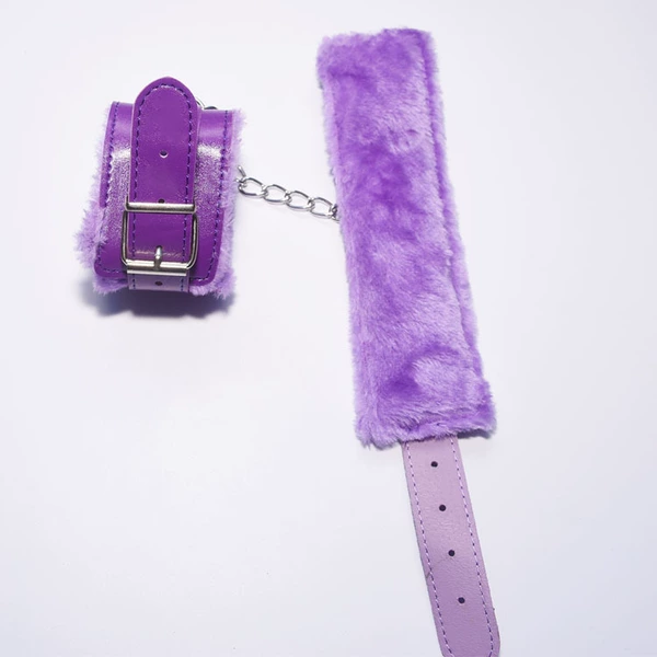 Purple handcuffs