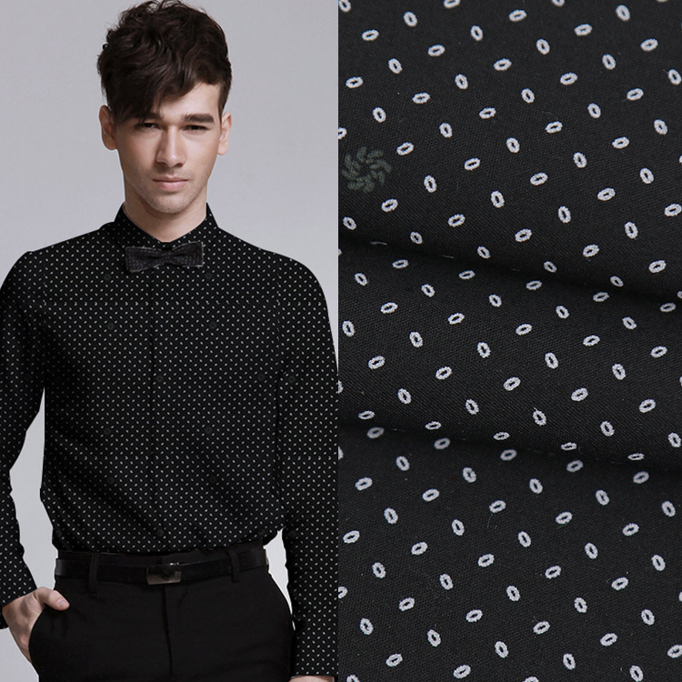 厂家直销新款平纹涤棉布 衬衫靠垫混纺面料 时尚服装印花布料现货