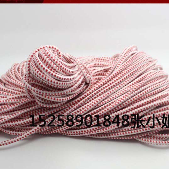 高弹力橡皮筋 猴皮筋 松紧带 圆形 花园绳 大圆松紧带 波点弹力绳