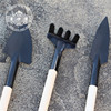 Mini Gardening Three -piece Garden Small Iron Shovel Digging Garden Art Seed Flower Planting Tool Set Set