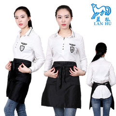 Wholesale half-length apron hotel chef half-collor apron kitchen cafe server work apron