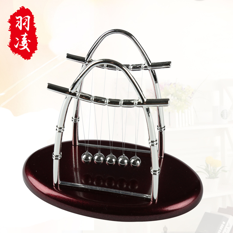 Newton's cradle the ball wholesale energy conservation Law Swing the ball trumpet Oval Newton balance Swing the ball Bumper Ball
