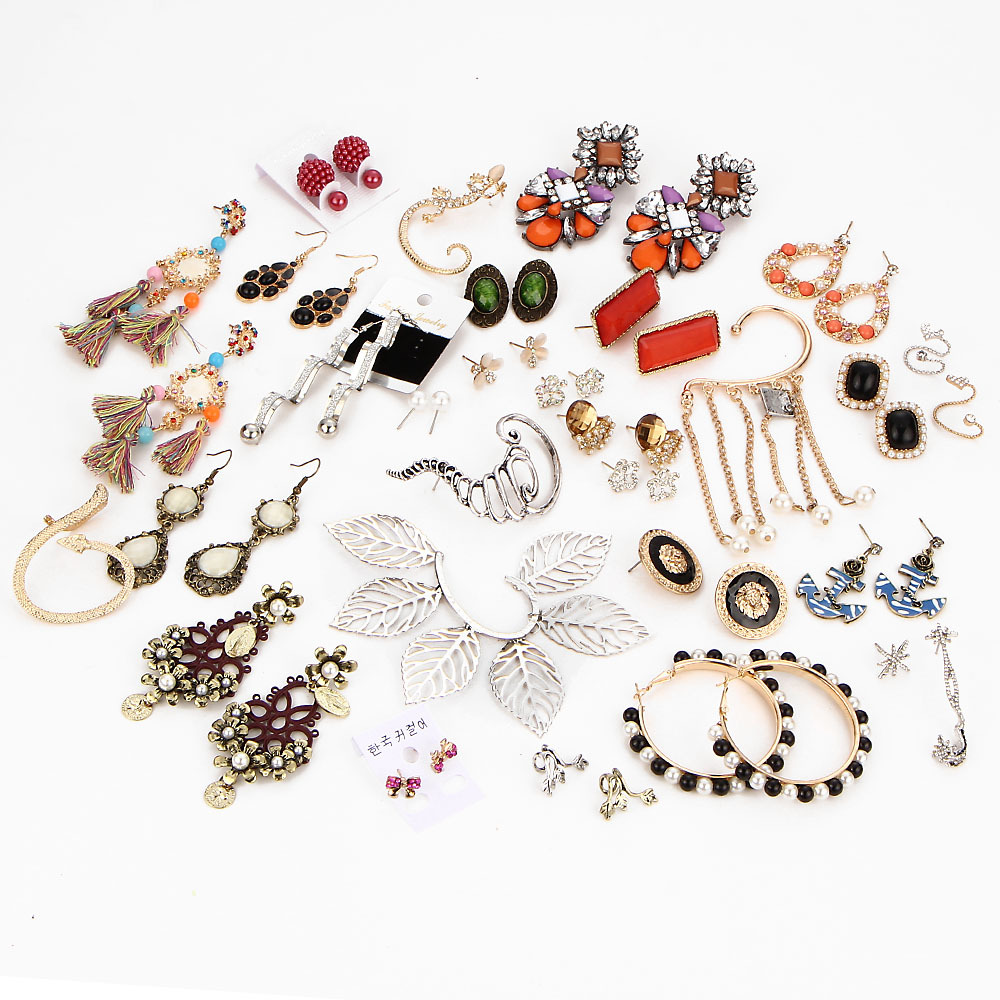 Special earrings low price clearance Korean version of ear jewelry stall wholesale Taobao wish AliExpress small gifts