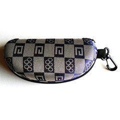 Sunglasses Case / Eyeglasses Case - Universal Black Oversized Sports Case with Hook & Zipper - Direct Manufacturer Sale