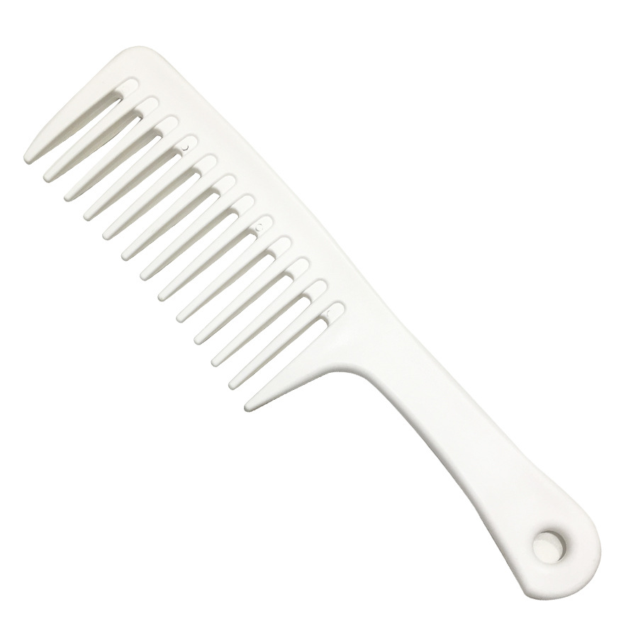 Las ventas de la fábrica de plástico engrosada cuchillo grande peine de pelo de onda grande peine de masaje peine de plástico peine champú peine