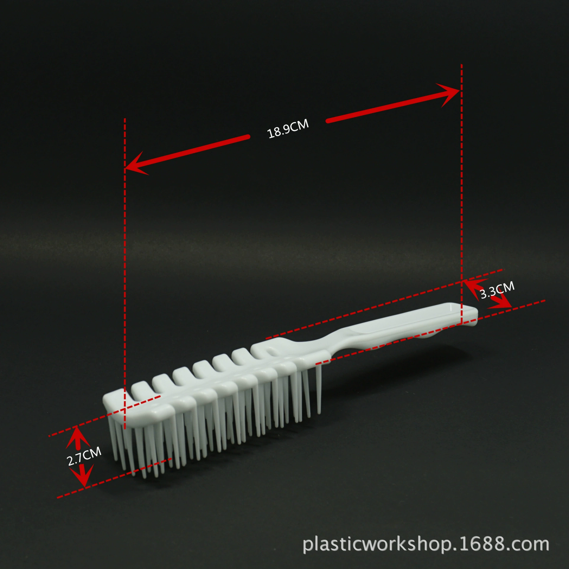 Зарубежные Отели с длинной ручкой Одноразовая расческа пластиковые бусины Everbright расческа для завивки волос Ребра гребень для волос заводские товары