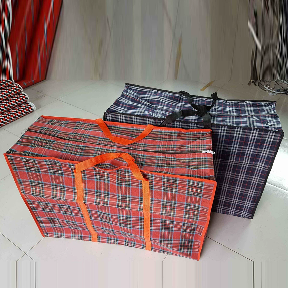 Оптовая портативная полипропиленовая ткань Оксфорд с цветной печатью пластиковая тканая сумка из змеиной кожи 95 см большая толстая Водонепроницаемая движущаяся сумка