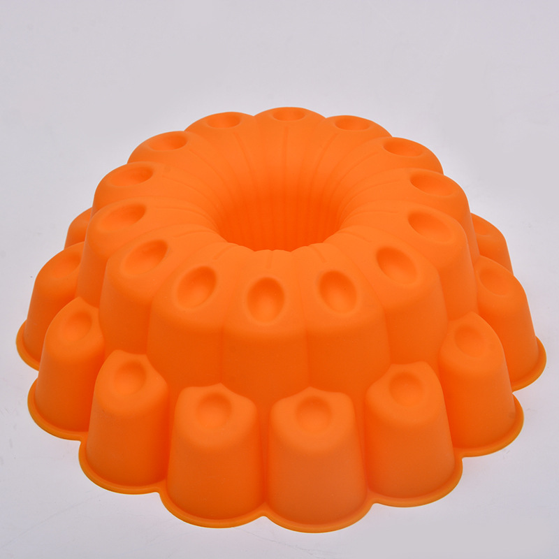 Cruz-frontera especial de grado alimenticio de silicona molde de la torta con la columna de bricolaje patrón mousse de pan herramienta para hornear