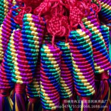 五彩丝线结 转花金刚结 转经轮饰品 藏式车挂