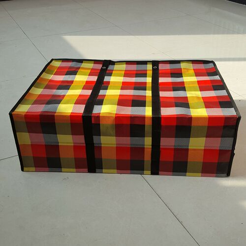 Portable Waterproof Moving Storage Bag, Moving Packing Bag, Thickened Blanket Storage Bag, Non-woven Foldable Dustproof