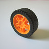 Plastic toy, transport, wheel, ecological rubber tires