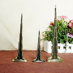 Dubai travel souvenir metal alloy Burj Khalifa Burj Khalifa building Burj Khalifa model metal craft