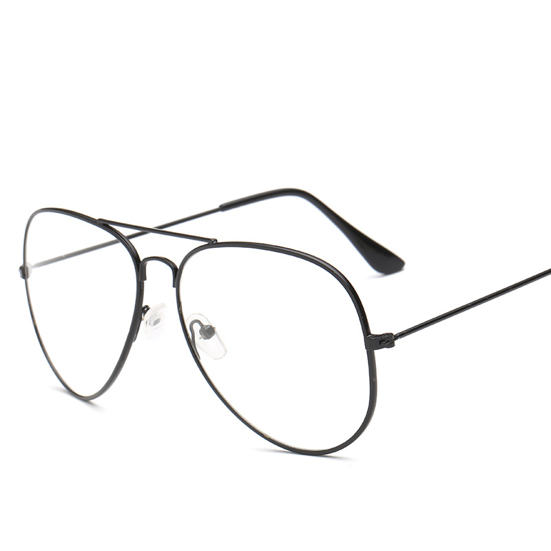 Men's and women's literature and art RETRO eyeglass frame net red thin frame flat mirror fashion toad mirror 3026 classic versatile glasses trend