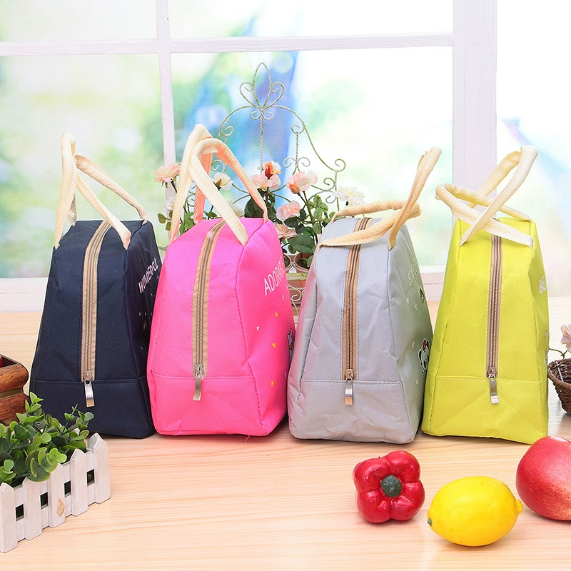 Милая lunch box сумка для учащихся начальной школы, портативная вместительная термос