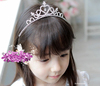 Cute children's shiny headband, hair accessory, small princess costume, children's clothing