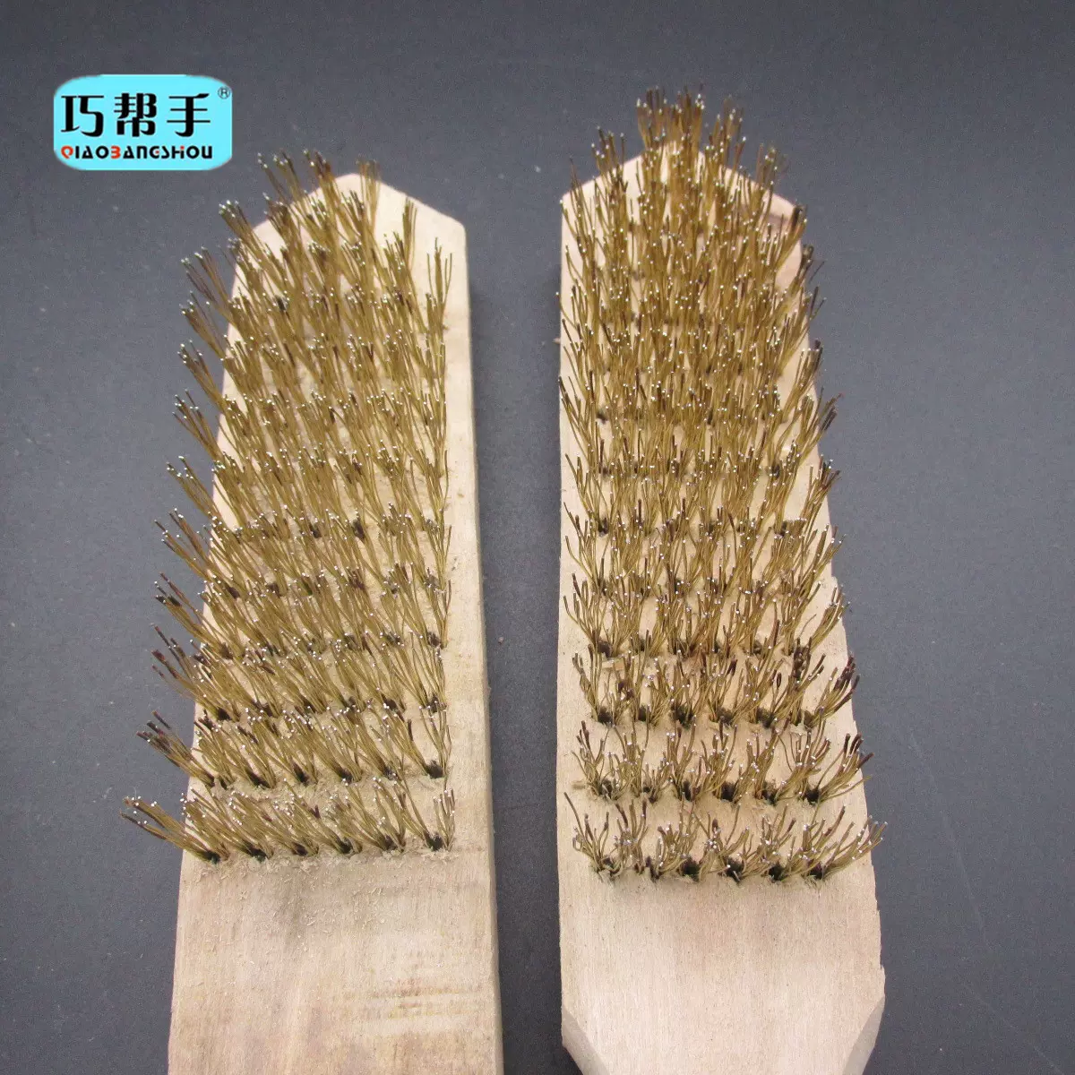 批发木柄钢丝刷 除锈清洁工具刀刷钢丝轮