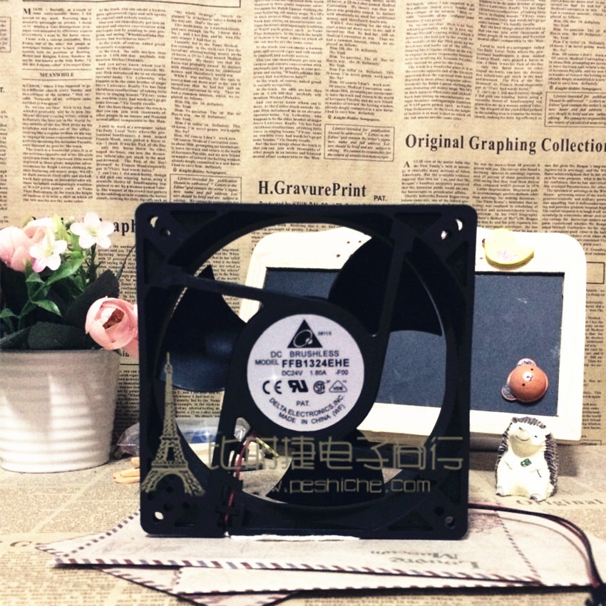 EFB1324SHE FFB1324EHE 台达DELTA 12738 DC24V 大风量变频器风扇